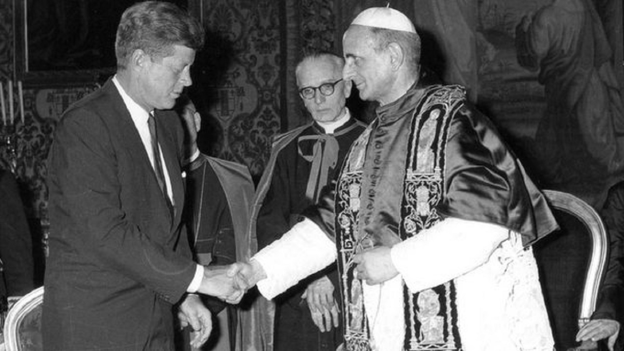 Neste dia, em 1963, ocorria o encontro entre o Papa Paulo VI e John F. Kennedy